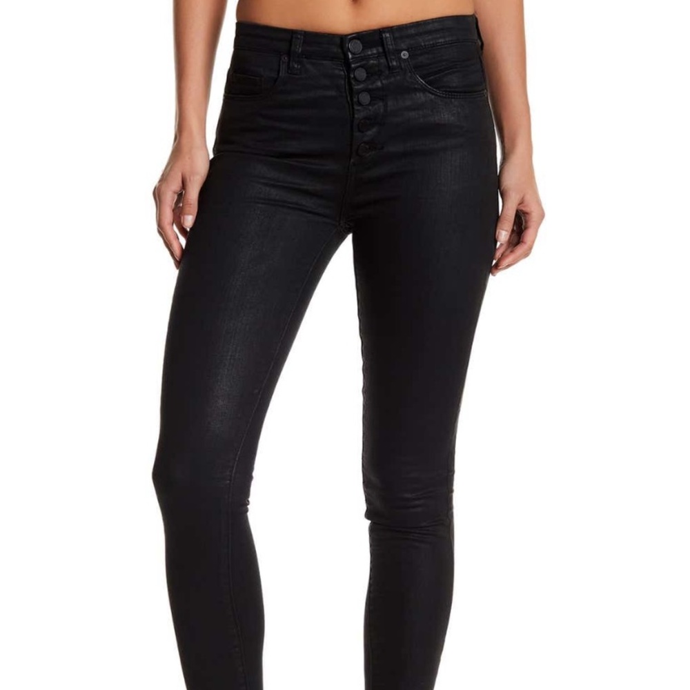 BLANK NYC ⚡️Crybaby Coated skinny jeans